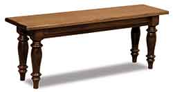 Amish Crafted Harvest Trestle Dining Bench