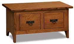 Amish Made Locker Drawer Bench