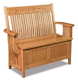 Amish Crafted Lowback Royal Mission Bench