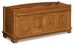 Amish Made Royal Heritage Bench in Oak