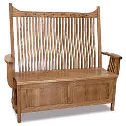 Amish Made Royal Mission Storage Bench