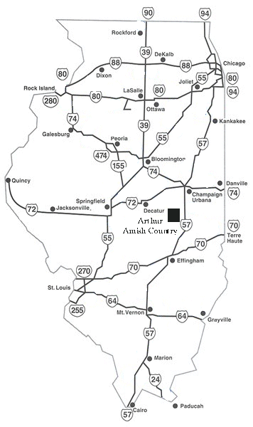 Illinois State Map