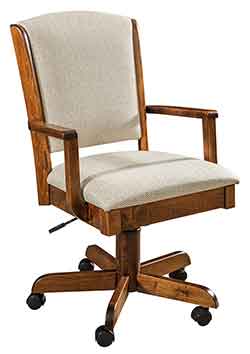 Amish Custom made Morris Office Desk Chair