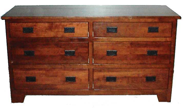 Custom Amish Made Solid Cherry Dresser