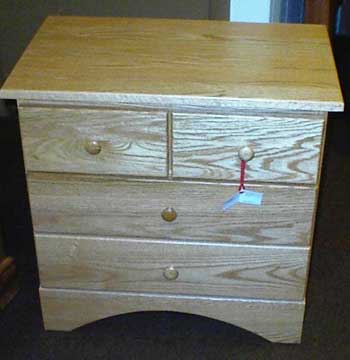 Custom Amish Made Oak Mission Nightstand or Endtalble