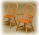 Locally Amish Made Bent Feather Oak Chair