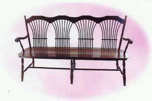 Amish Made Wheatland Bench