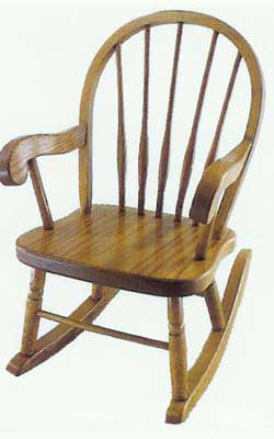 Amish Made Children's Bow Rocker