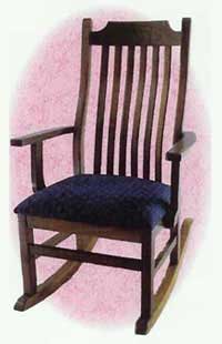 Amish Made Mission Rocker