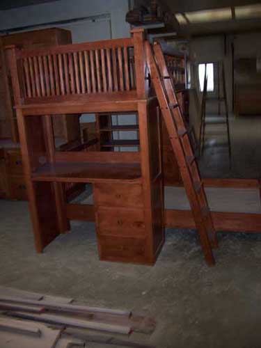 Amish Custom Made Cherry Bunkbeds