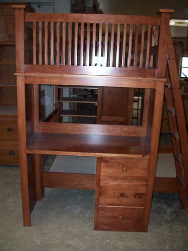 Amish Custom Made Cherry Bunkbeds