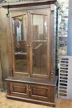 Locally Amish Custom Made Gun Cabinet Wall Unit Full View