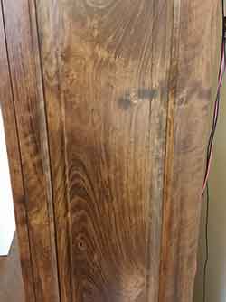 Gun Cabinet Solid Wood Raised Panel Sides