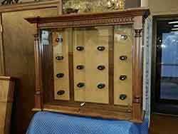 Custom Made Fourteen Pistol Wall Cabinet