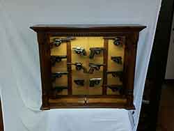 14 Handgun Display Cabinet with LED Touch Lighting