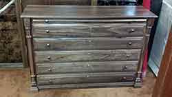 Custom Gun Storage Dresser with Five Drawers