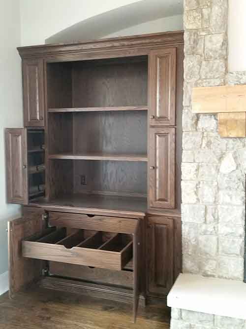 Locally Amish Crafted Cherry, Oak, Walnut, or Maple  Lower Bookcases