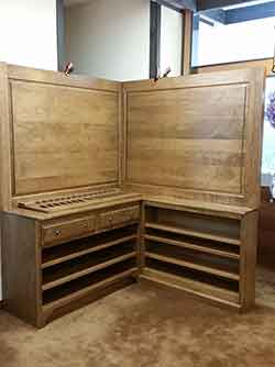 Amish Made Cherry 30 Gun Corner Cabinet