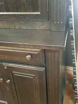 Fluted Accents on Upper and Lower Gun Cabinet