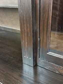 Fluted Accents on Upper Gun Cabinet