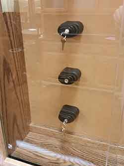 Wall Mounted Handgun Trigger Locks for Security