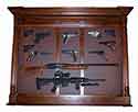 Amish Custom Made Long Gun and Pistol Wall Display 