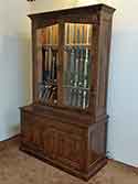 Amish Made Cherry Custom Gun Cabinet