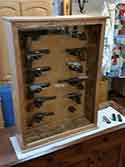 12 Gun Wall Hanging Pistol Display