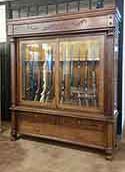 Amish Custom Crafted Antique Gun Cabinet Reproduction