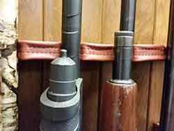 Premium Leather Lined Gun Barrel Rests