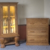 Shaker Gun Cabinet with Claw Feet