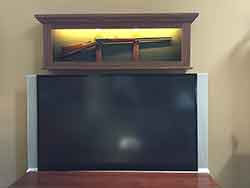 Custom Wall Gun Cabinet for Rifle or Shotgun