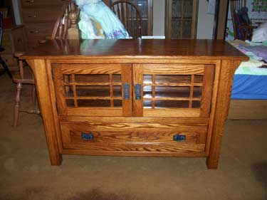 Oak Mission Sideboard