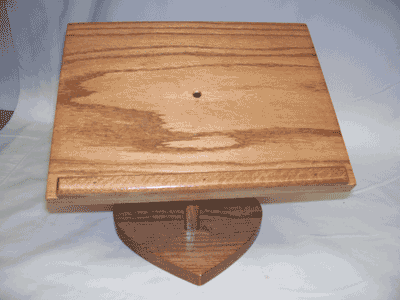 Locally Amish Custom Crafted Oak Recipe Book Holders and Stands