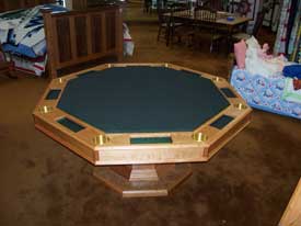 Solid Cherry Custom Poker Table