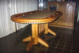 Locally Custom Made Texas Hold 'em Table