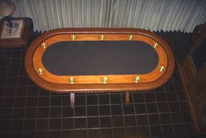 Locally Custom Made Texas Hold 'em Table