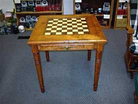 Birch Check and Chess Table