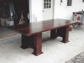 Cherry Wood Stickley Inspired Mission Table