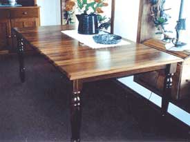 Amish Made Two Tone Farm House Table