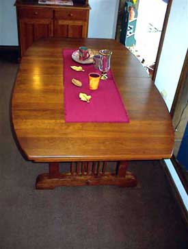 Amish Made Medium Cherry Prestige Missiion Table