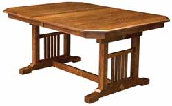 Amish made mission style dining table