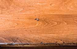 Distressed finish on french farmhouse dining table