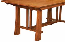 Amish made table leg pedestal