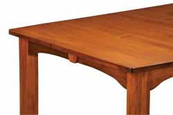 Amish Kensington 4 legged cherry wood table