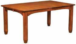 Amish Kensington 4 legged cherry wood table