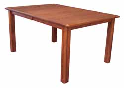 Traditional mission leg dining table