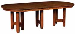 Westbrook dining table with three leaves in place