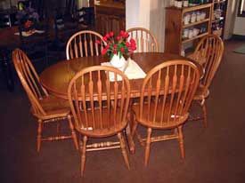 Standard Amish Made Oak Oval Table