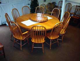 Amish Made Round Cherry Table